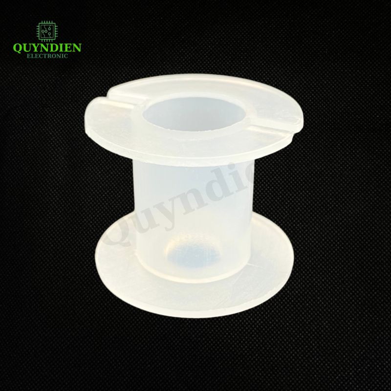 Lõi Nhựa Audio 2 Đầu Tròn Quấn Cuộn Cảm Phân Tần Loa - Màu Trắng Trong