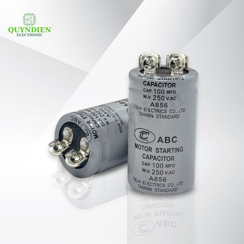 Tụ Đề Khởi Động Motor 100uF 250VAC Tụ Kapa TinhChi ABC