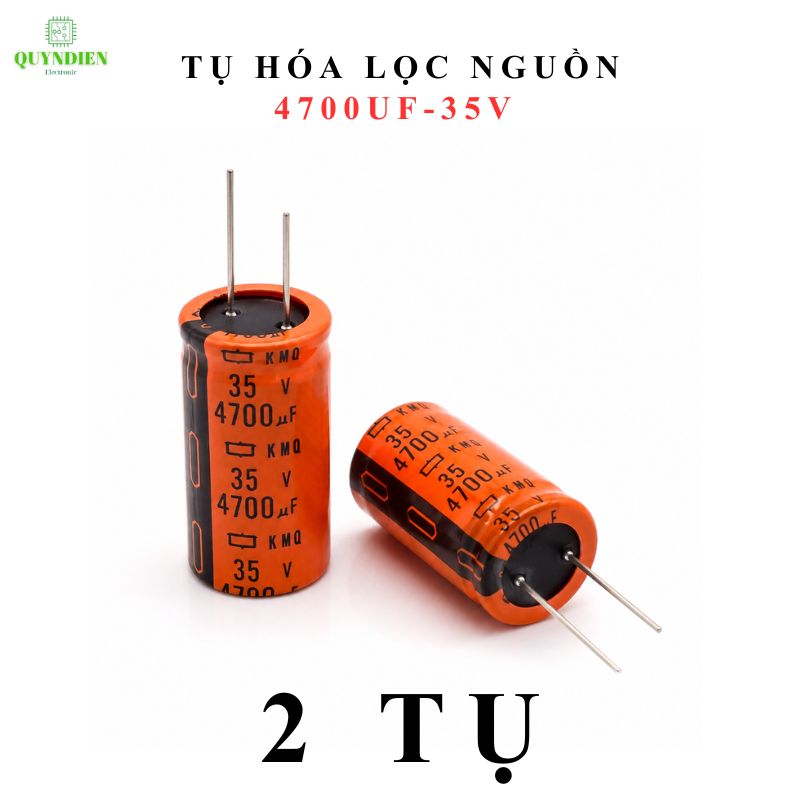 Tụ Hóa Lọc Nguồn 4700uF/35V Màu CAM