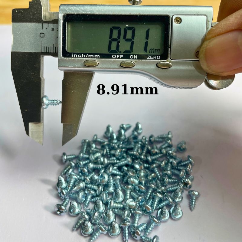 Ốc vít nhọn đầu tròn M3 3x7mm