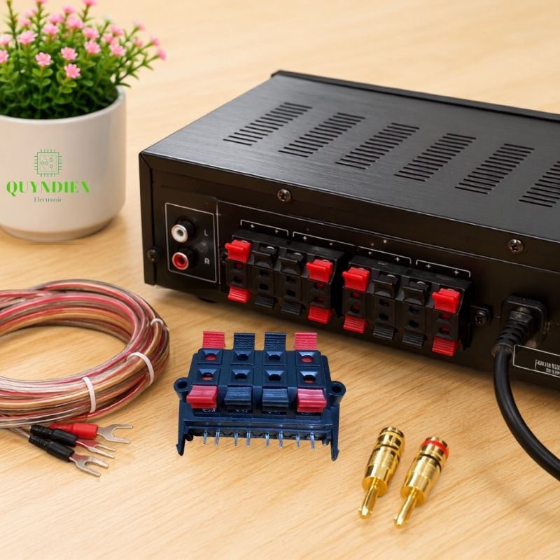 Trạm kẹp loa Trạm nhấn 8p Trạm amply