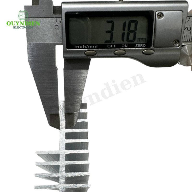 Nhôm tản nhiệt 2 tầng 10 cánh 330x56x30mm