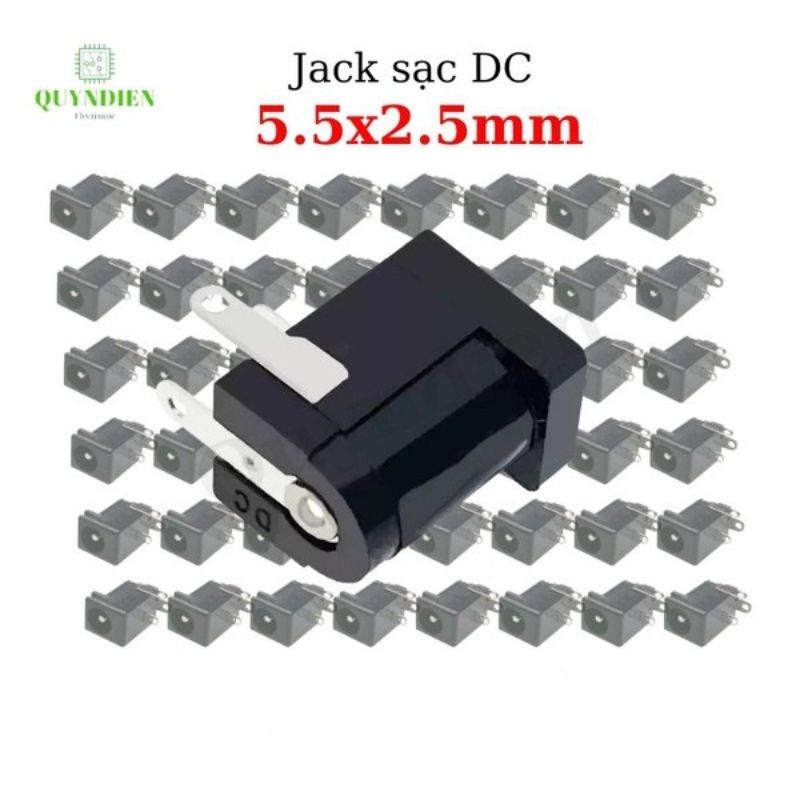 Jack Sạc DC 5.5x2.5mm Loại Chân Cắm