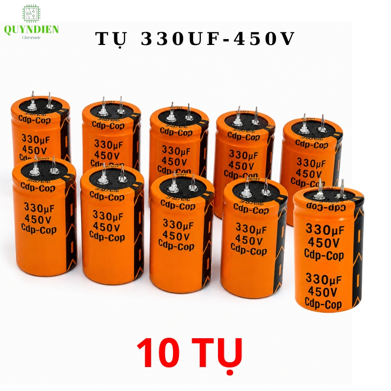 Tụ Hóa Lọc Nguồn 330uf 450VDC CapTop