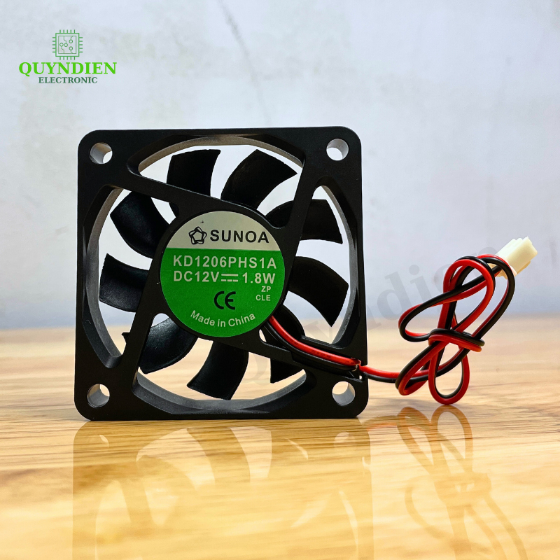 Quạt Tản Nhiệt 6x6x1.5cm Làm Mát Cho Thiết Bị Điện Tử