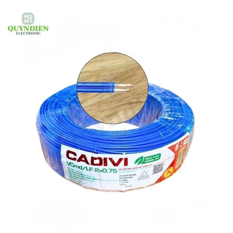 Dây Điện Cadivi Dây Đôi VCmd/LF 2x0.75