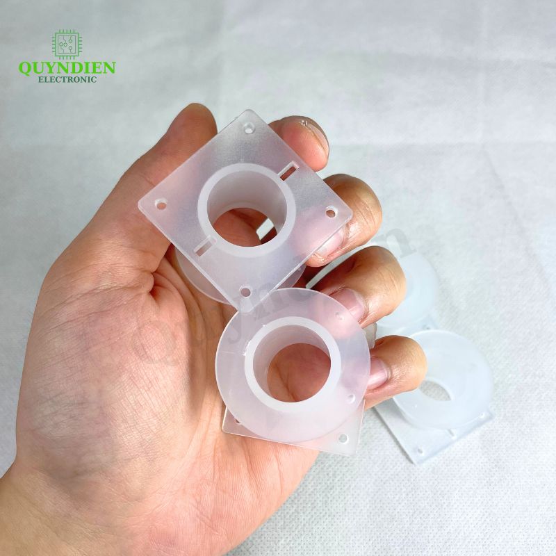 Lõi Nhựa Vuông Tròn 30 Quấn Cuộn Cảm Phân Tần Loa - Màu Trắng Trong