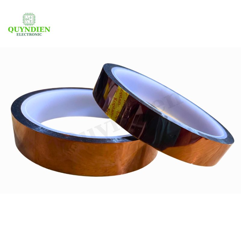 Băng dính màu Nâu chịu nhiệt 300℃ size 15mm