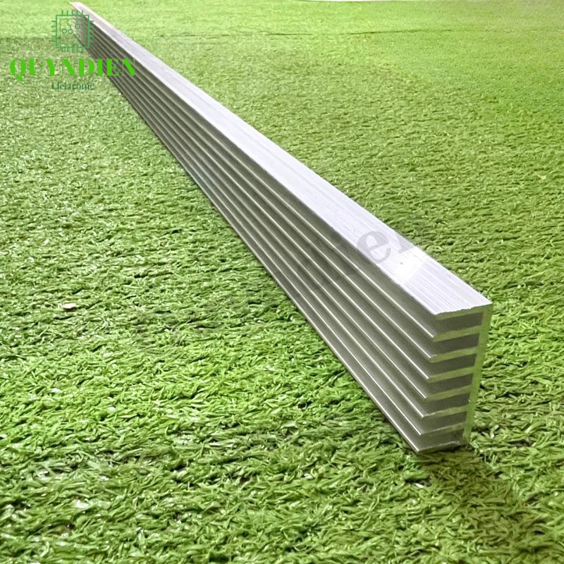 Nhôm Tản Nhiệt 8 Cánh Nhỏ Dài 1 mét 1000x43x17mm