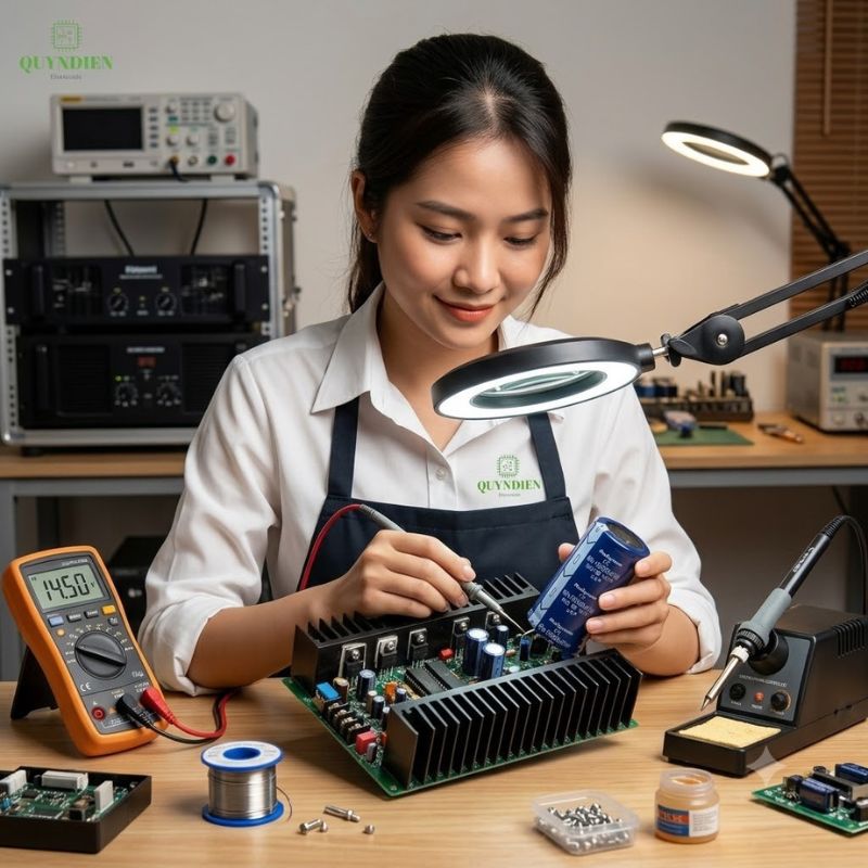 Tụ hóa lọc nguồn Rubycon 80v 10.000uf dùng trong thiết bị âm thanh, nguồn xung
