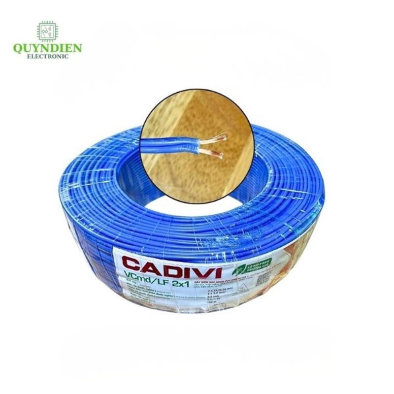 Dây Điện Cadivi Dây Đôi VCmd/LF 2x1