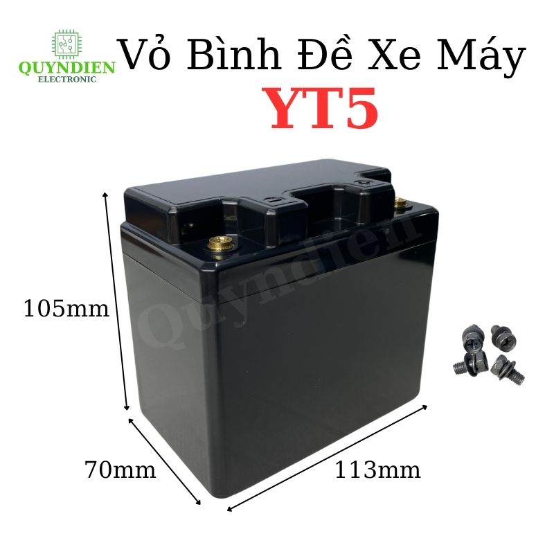 Vỏ Bình Đề Xe Máy Vy Anh YT4 YT5 Cọc Ren Xoắn
