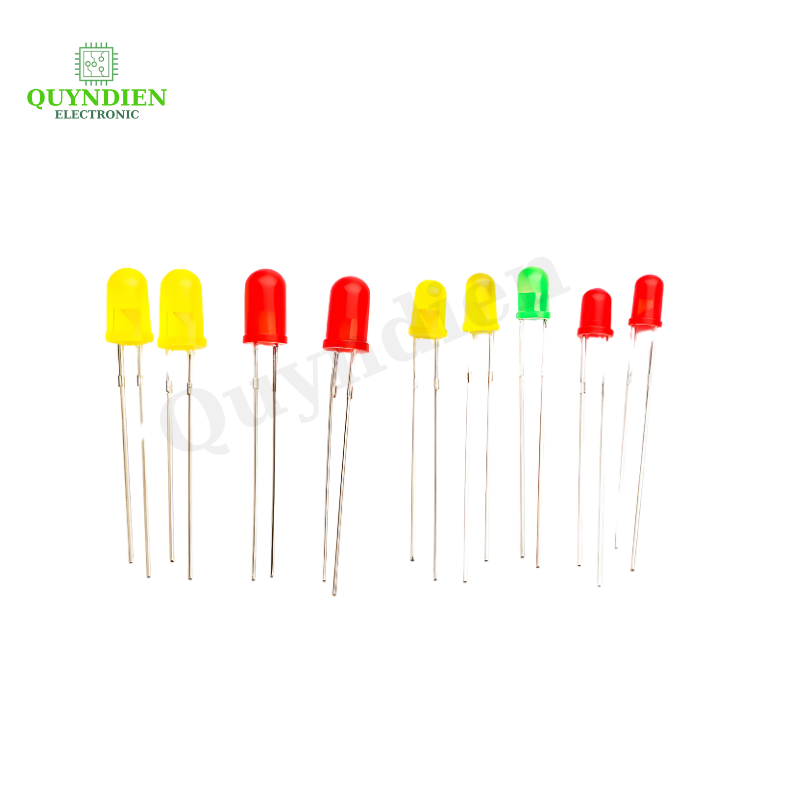 Bộ 50 Bóng Led 3mm-5mm Siêu Sáng Màu Đỏ