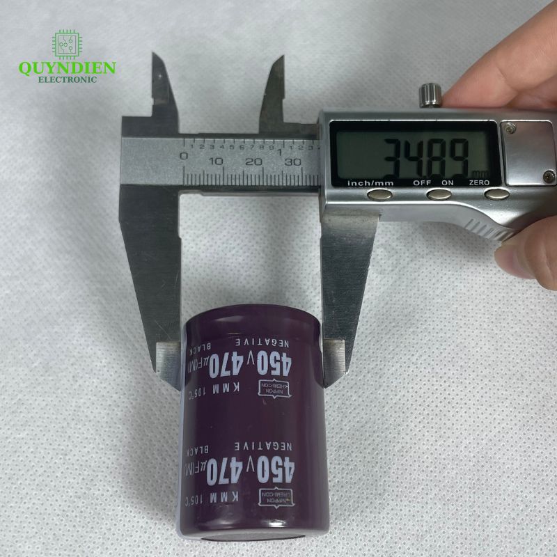 TỤ LỘC NGUỒN - TỤ HÓA NÂU 470uF 450V