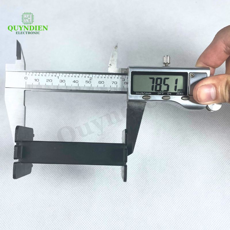Lõi Nhựa Vuông Dài 78mm Quấn Cuộn Cảm Phân Tần Loa - Màu Trắng Trong