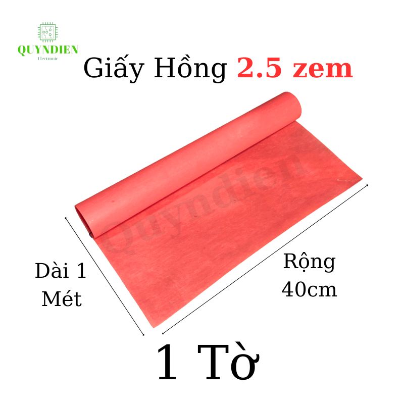 Giấy hồng giấy cách điện dày 0.25mm
