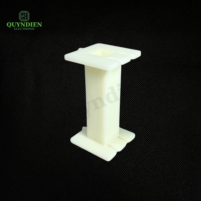 Lõi Nhựa Vuông Dài 50mm Quấn Cuộn Cảm Phân Tần Loa - Màu Trắng Sữa
