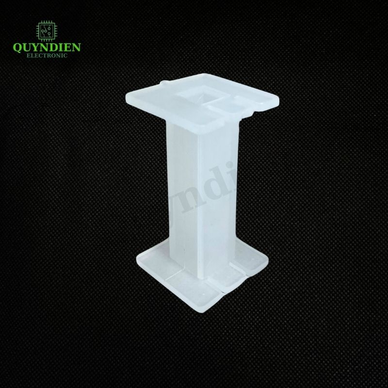 Lõi Nhựa Vuông Dài 50mm Quấn Cuộn Cảm Phân Tần Loa - Màu Trắng Trong