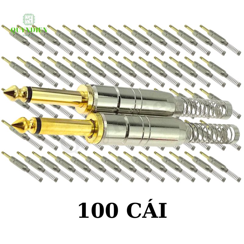 Rắc mic 6 li xi vàng  loại tốt mono Đuôi lò xo