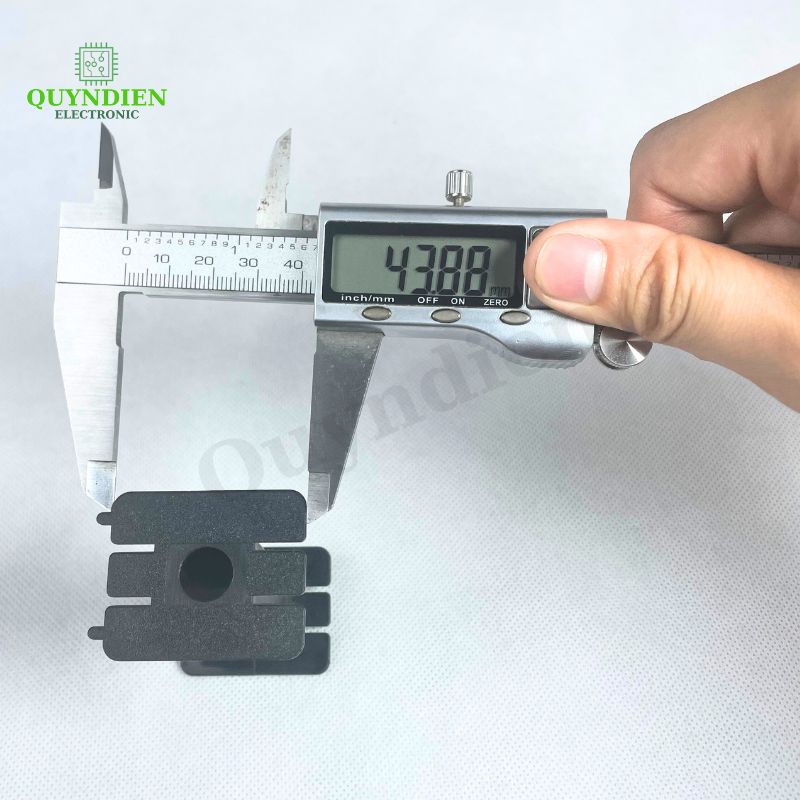 Lõi Nhựa Vuông Dài 78mm Quấn Cuộn Cảm Phân Tần Loa - Màu Trắng Trong