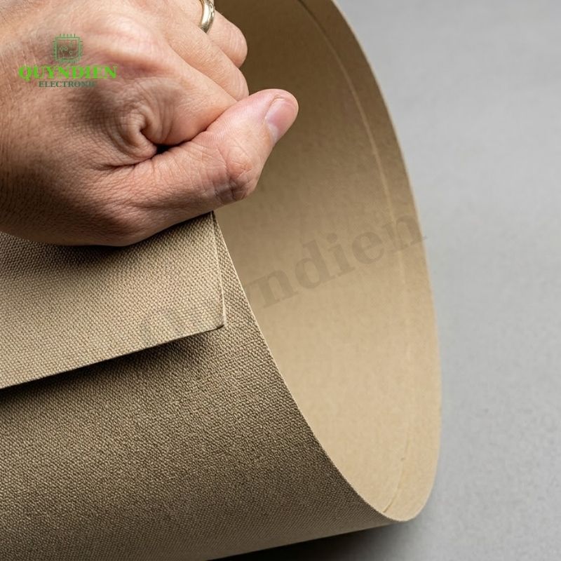 Giấy Cách Điện Làm Khuôn Biến Áp Dày 1mm Màu Vàng