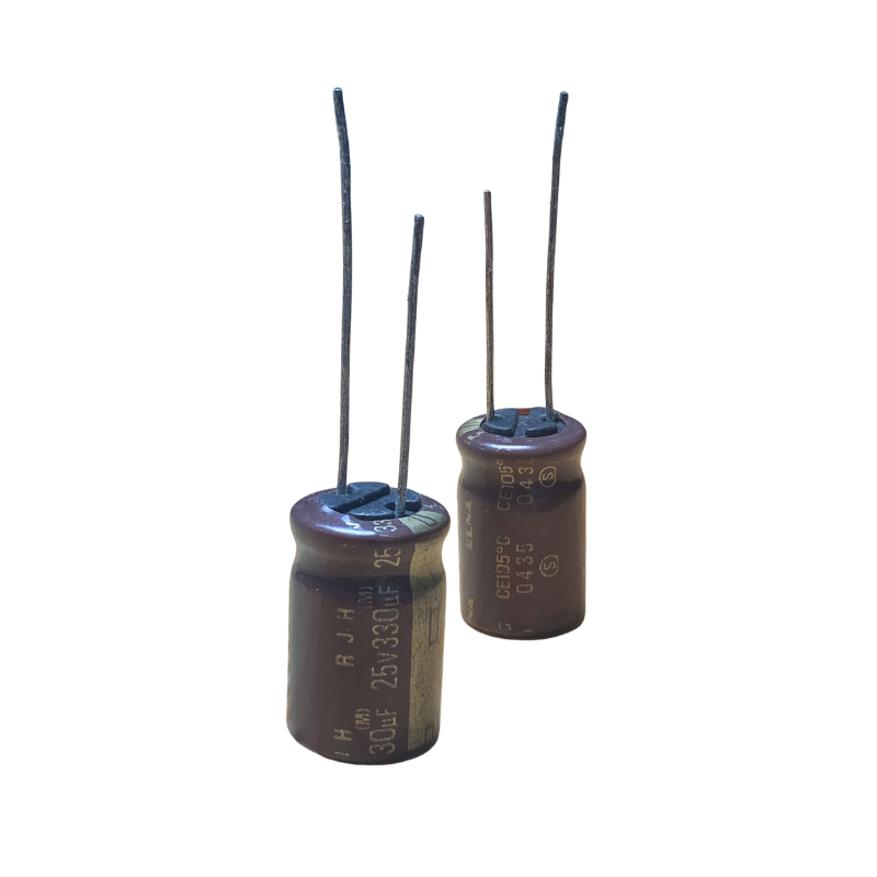 Tụ hóa 330uF điện áp 25v-35v, dùng trong mạch lọc, mạch dao động, và mạch truyền dẫn tín hiệu