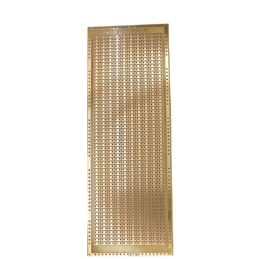 [1 TẤM] Testboard cắm hàn 1 mặt 2 mặt 6.6x16.8cm (Mạch thường) (Board đồng đục lỗ PCB)