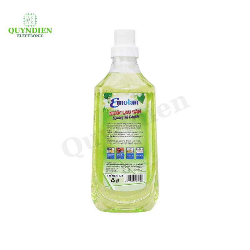 Nước lau sàn Emolan hương CHANH SẢ - 1L