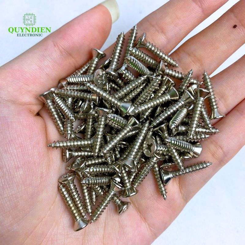 Ốc Vít Thái Ren Xoắn Đầu Col M4x15mm