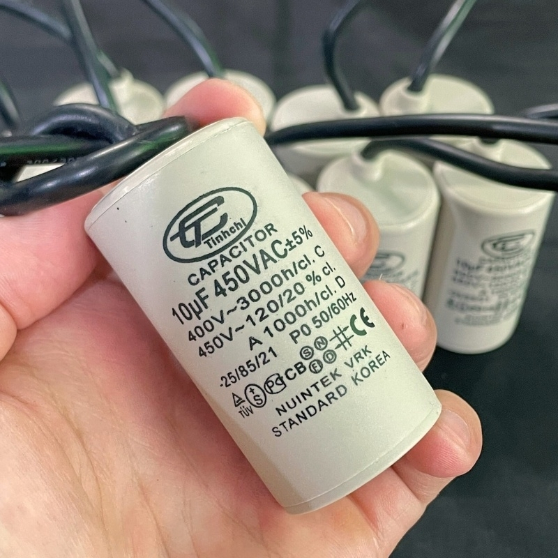 Tụ Đề Máy Bơm Tinh Chi 10uF 450V