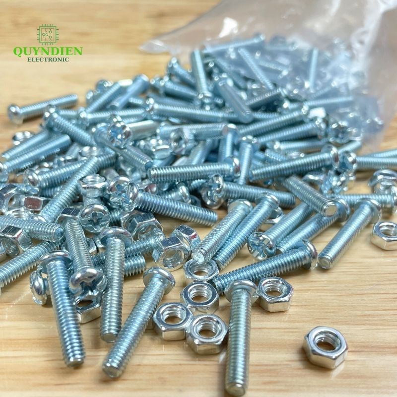Ốc Vít M4x20mm Có Kèm Tán