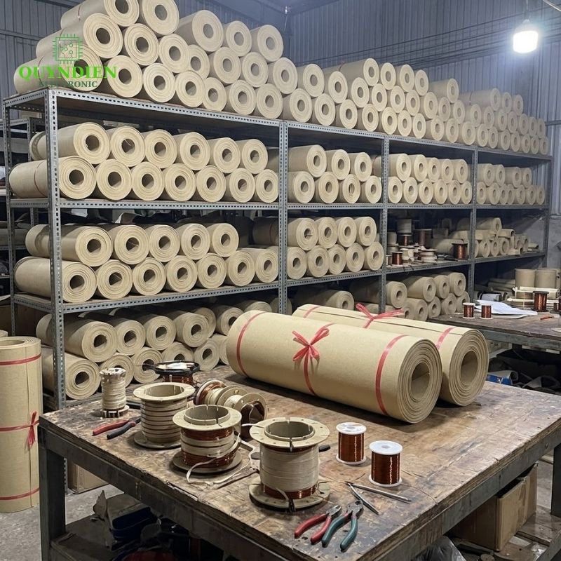 Giấy Cách Điện Làm Khuôn Biến Áp Dày 1mm Màu Vàng