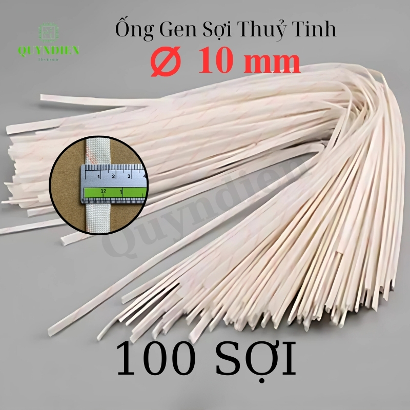 Ống gen cách điện sợi thủy tinh size 10mm