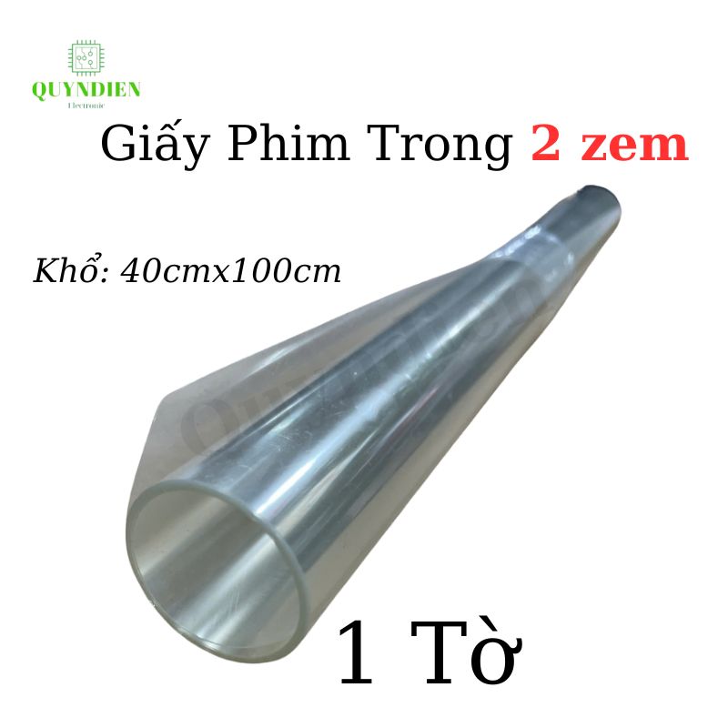 Giấy phim trong giấy cách điện dày 0.2mm