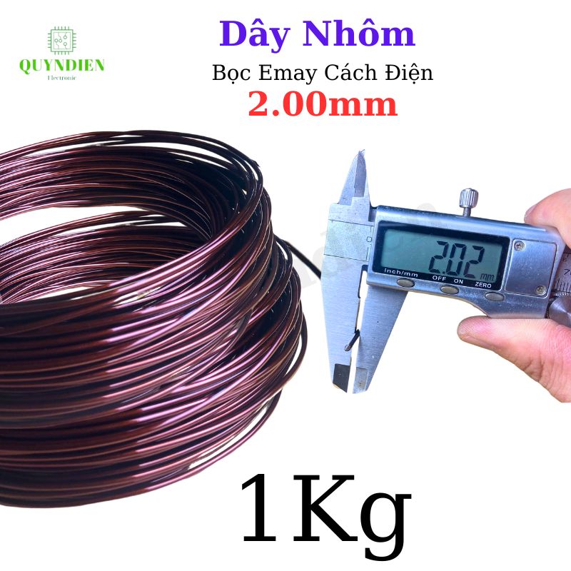 Dây NHÔM bọc emay TIẾN THỊNH size 2.00mm
