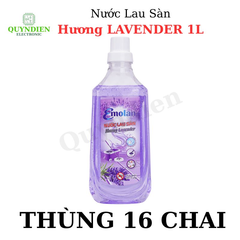 Nước lau sàn Emolan hương LAVENDER - 1L
