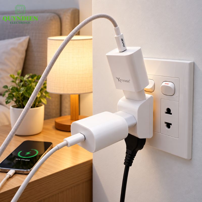 Đầu Nối Chia Điện Đa Năng 3 Cửa 2000W SOPOKA