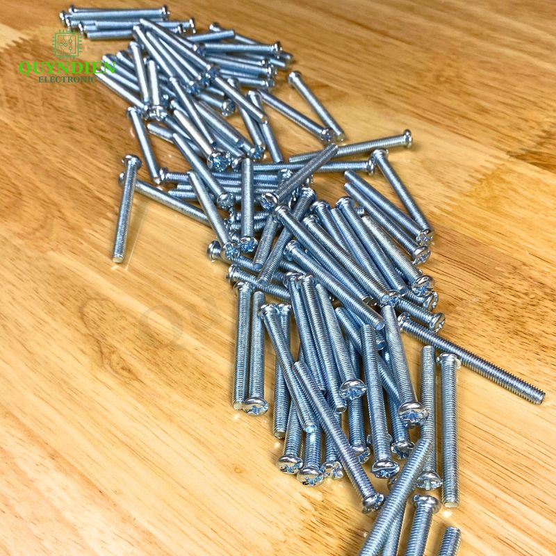 Ốc vít kèm tán M5x50mm túi 100 con