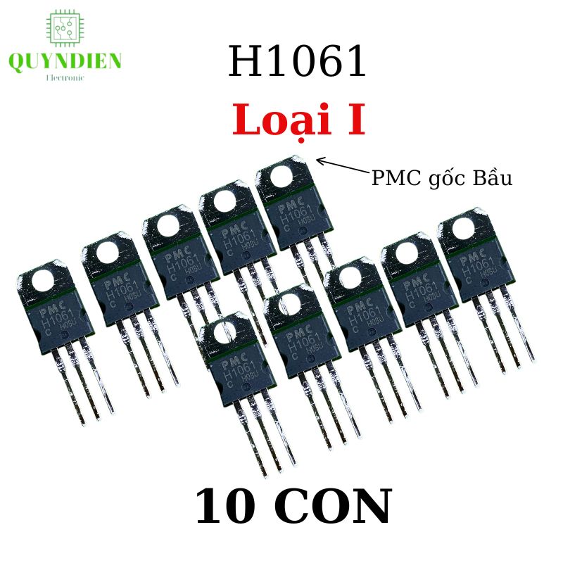 Transistor H1061 TO-220 NPN 4A 80V Loại I PMC gốc Bầu