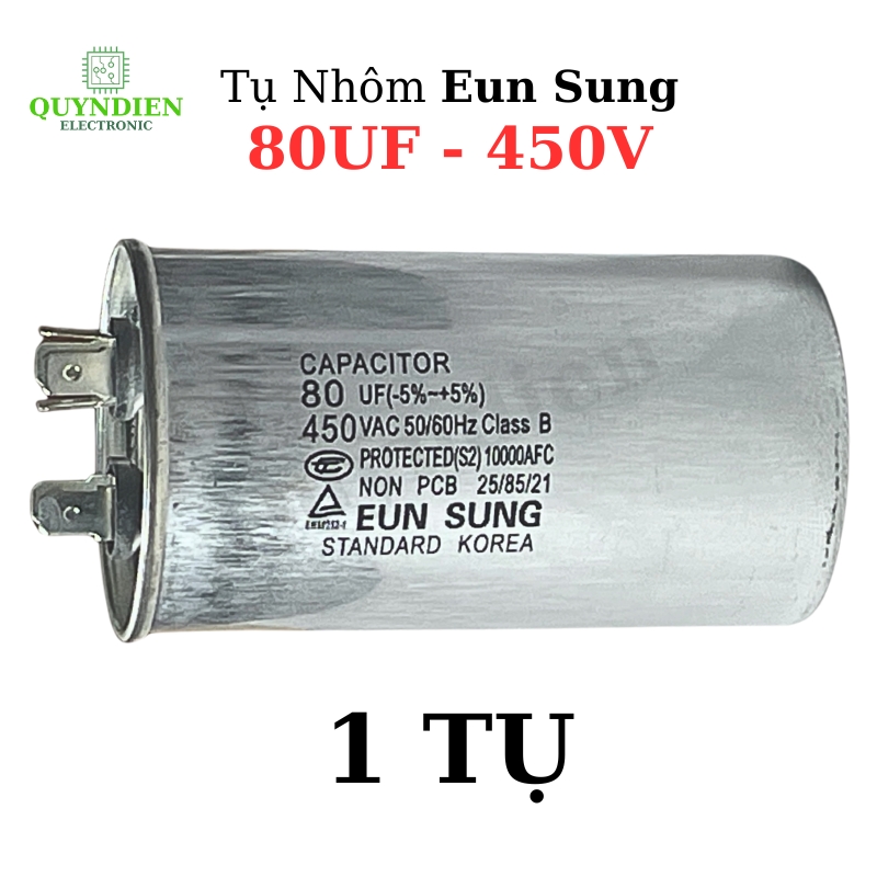 Tụ Nhôm Kapa EUN SUNG 80uF 450V
