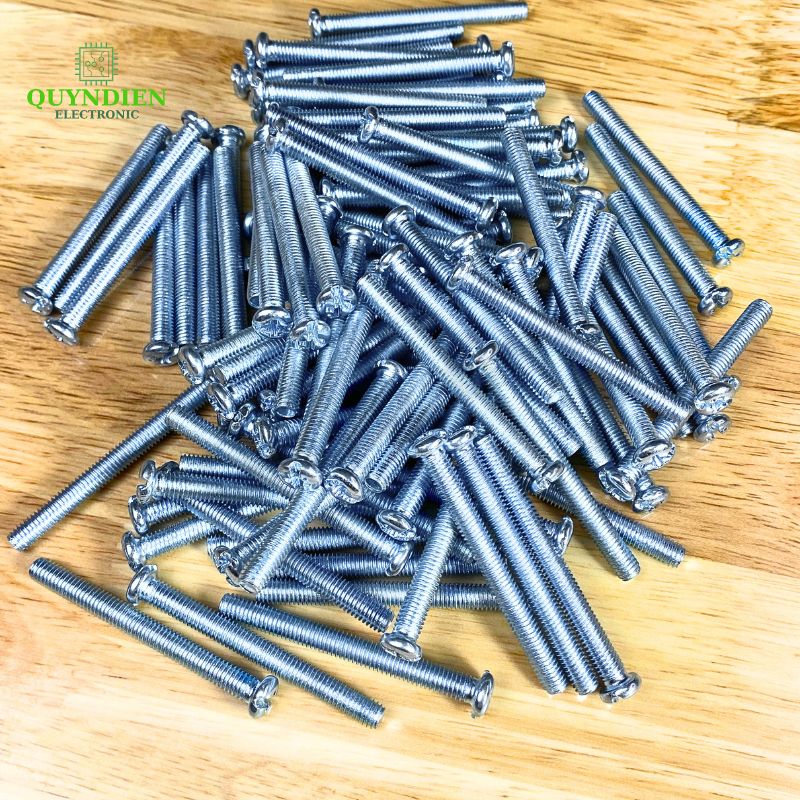 Ốc vít kèm tán M5x50mm túi 100 con