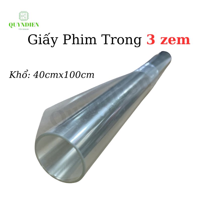 Giấy phim trong giấy cách điện dày 0.3mm