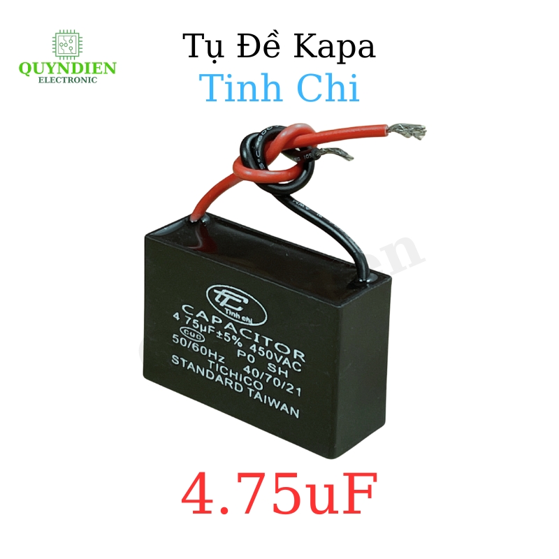 Tụ Đề Kapa 4.75uF ±5% 450VAC Tinh Chi
