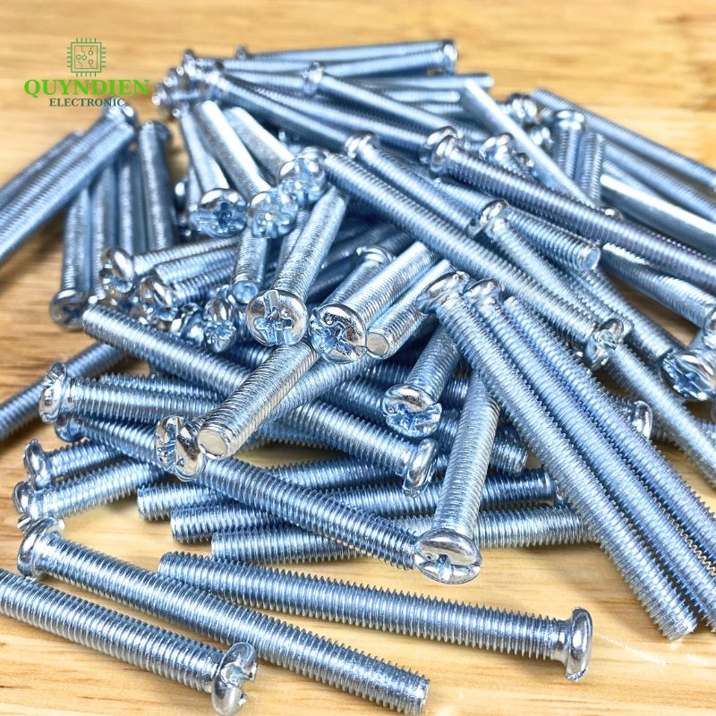 Ốc vít kèm tán M5x50mm túi 100 con