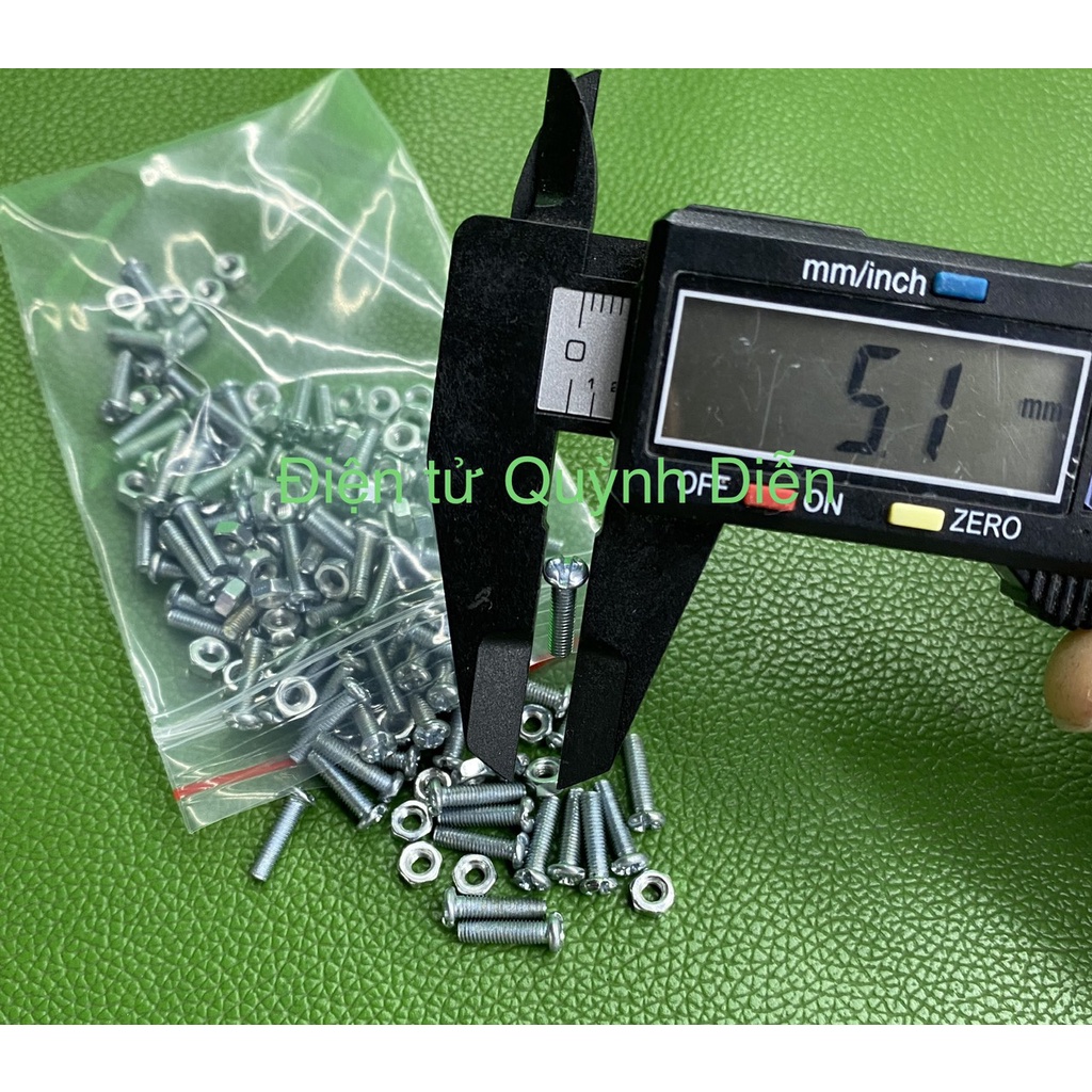 Ốc vít tán M3 3ly dài 1.2cm ( túi 90g) khoảng 90 - 100 con