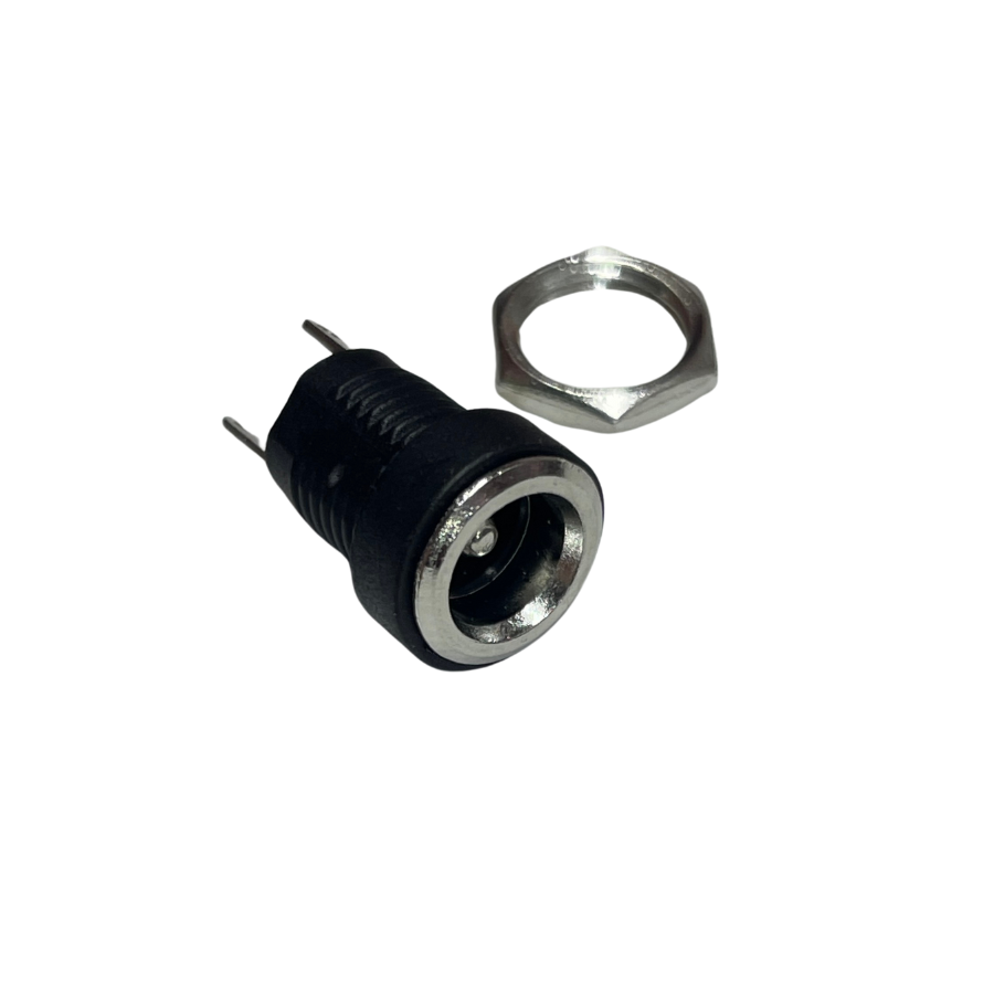 Jack, Giắc sạc DC 5.5x2.1mm có tán lỗ khoét 8mm