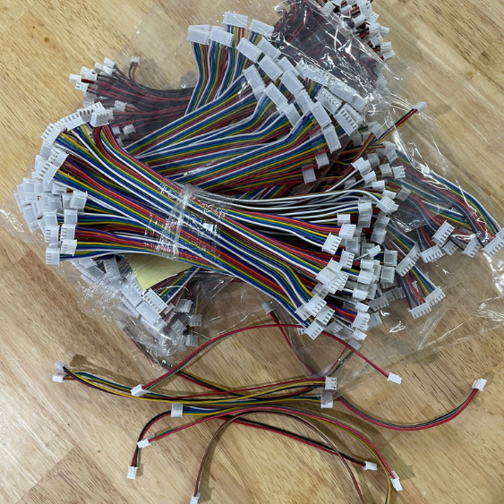 Dây bus dài 20cm 2pin-6pin cáp kết nối điện XH2.54mm giá 1 sợi