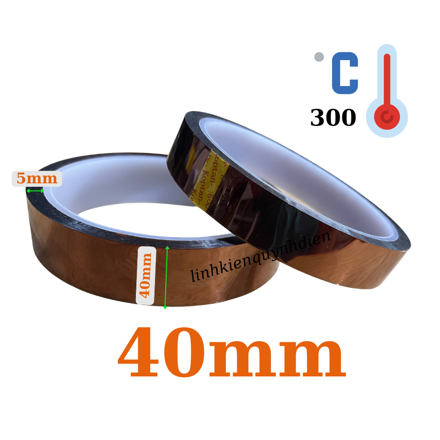 Băng dính màu Nâu chịu nhiệt tốt chất lượng cao 300℃