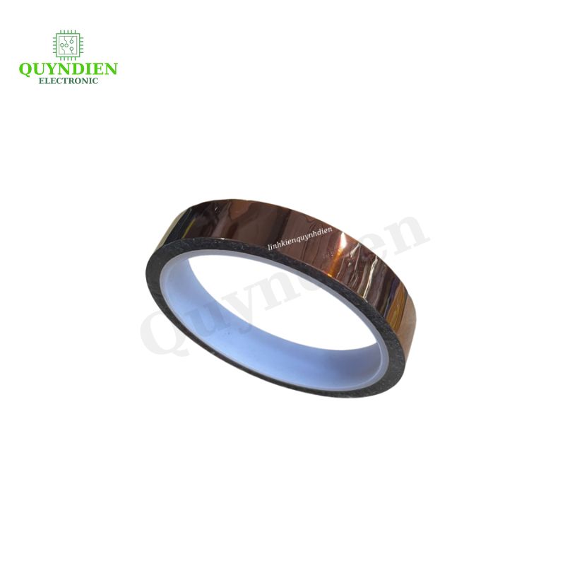 Băng dính màu Nâu chịu nhiệt tốt chất lượng cao 300℃ size 33mm
