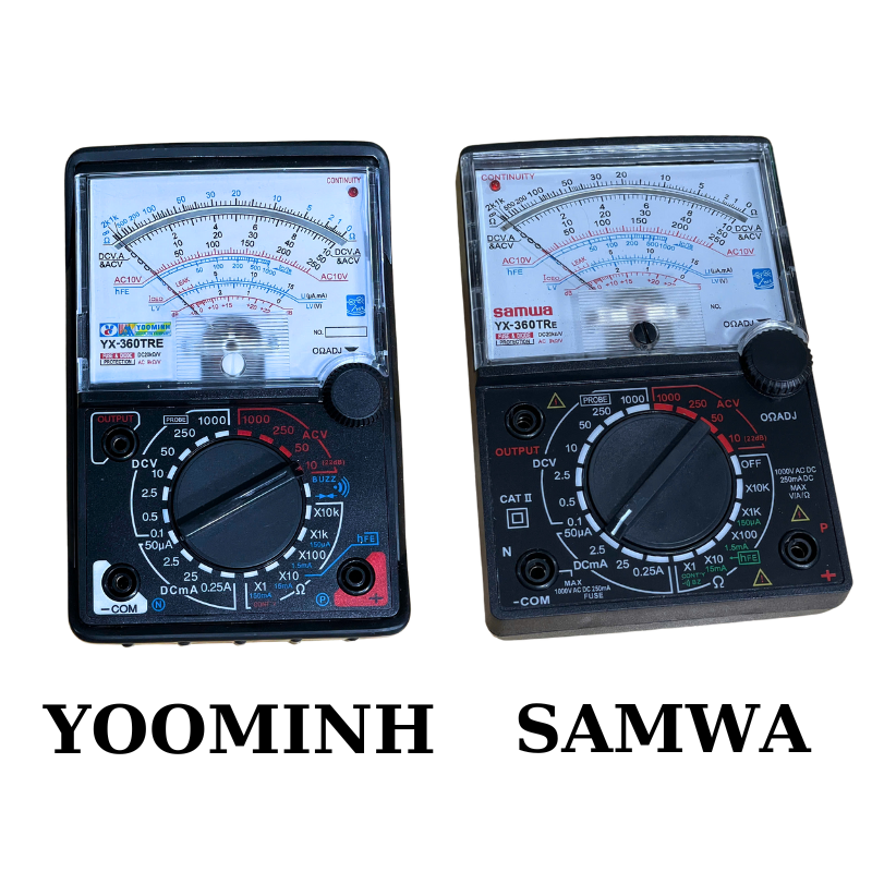 Đồng hồ vạn năng cơ SAMWA YX360TRe ( kèm theo pin và que đo)